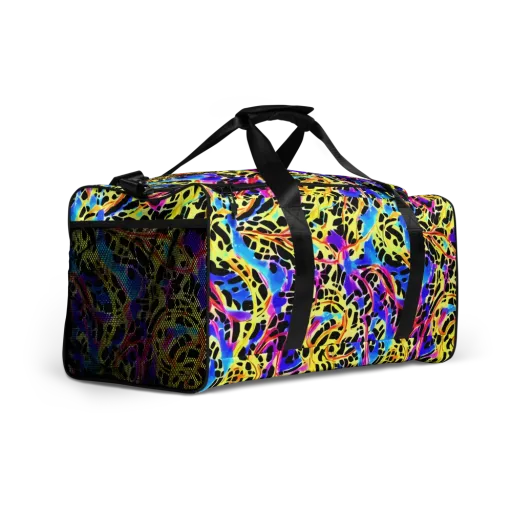 Ultraviolet Roar on a Duffle Bag