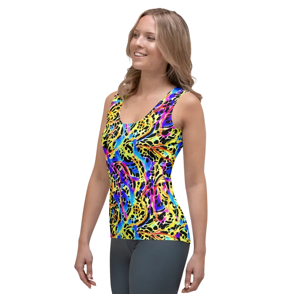 Ultraviolet Roar on Women's Tank Top — Left Front