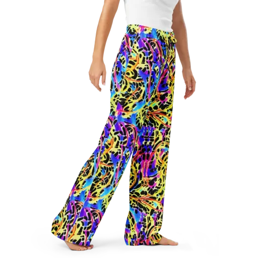 Ultraviolet Roar on a Women's Pajama Pants