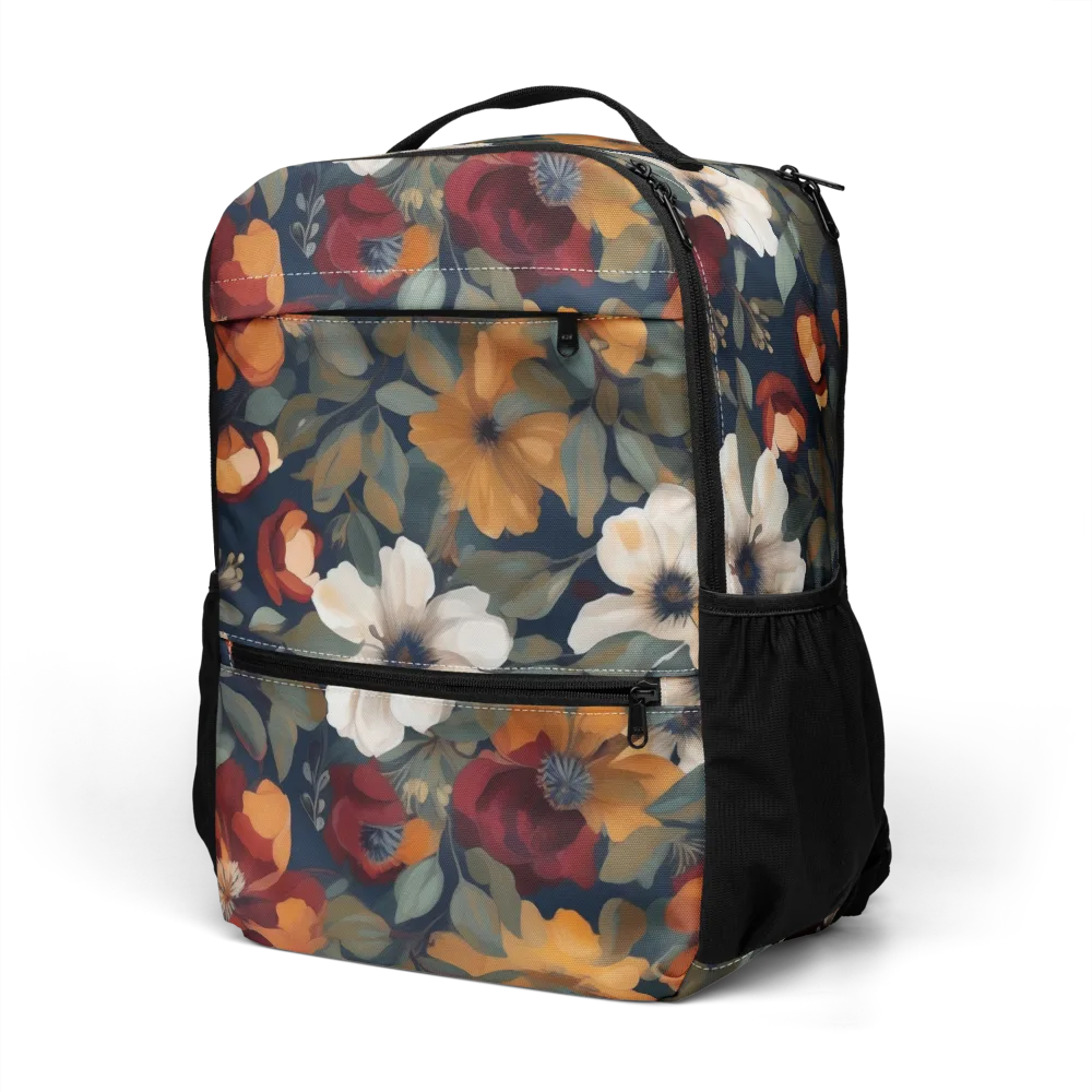 Autumn Velvet on Utility Backpack — Left Front