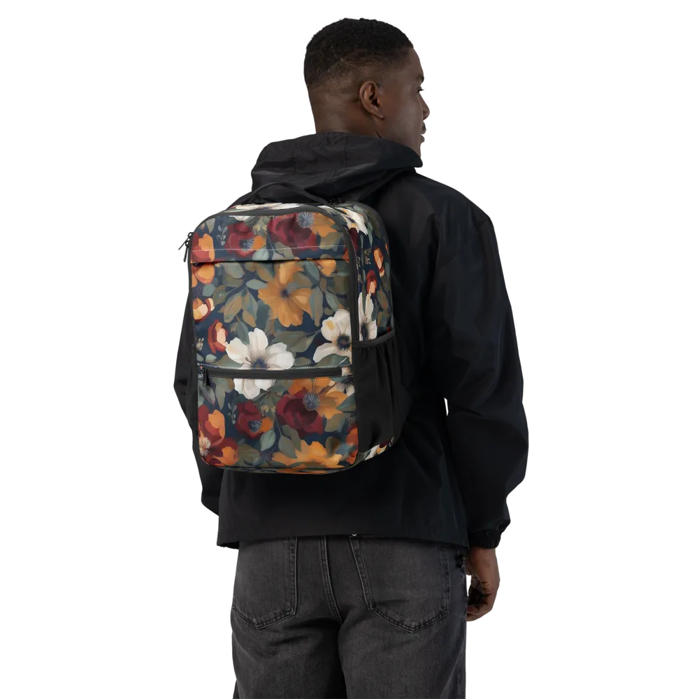 Autumn Velvet on Utility Backpack — Back