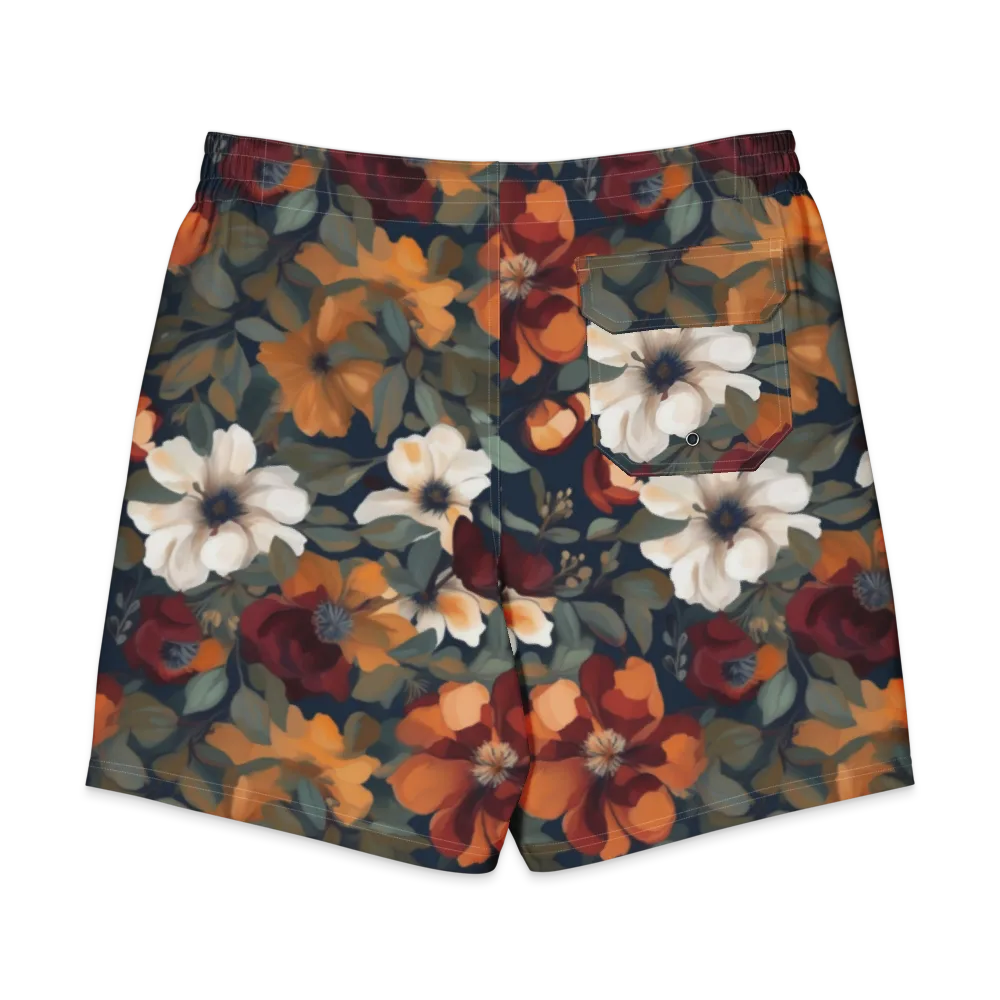 Autumn Velvet on Men's Board Shorts — Back