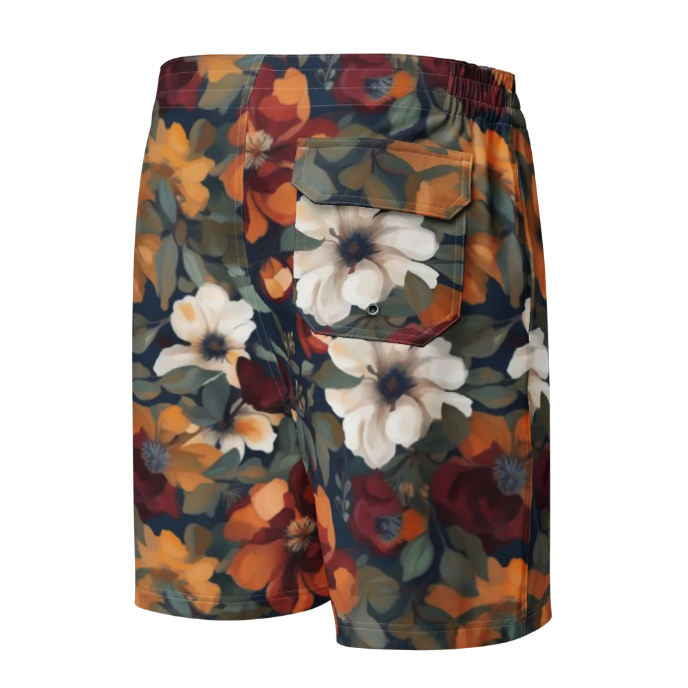Autumn Velvet on Men's Board Shorts — Back