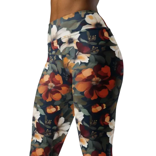 Autumn Velvet on a Yoga Leggings