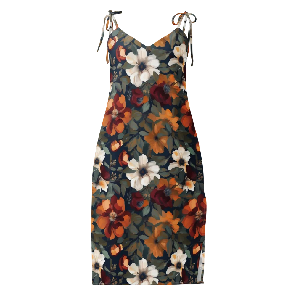 Autumn Velvet on Slip Dress — Front