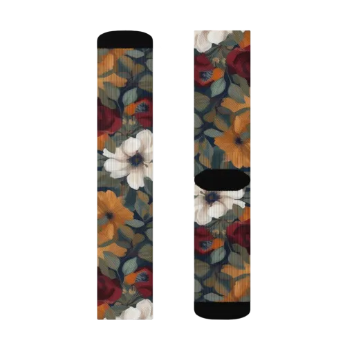 Autumn Velvet on a Socks