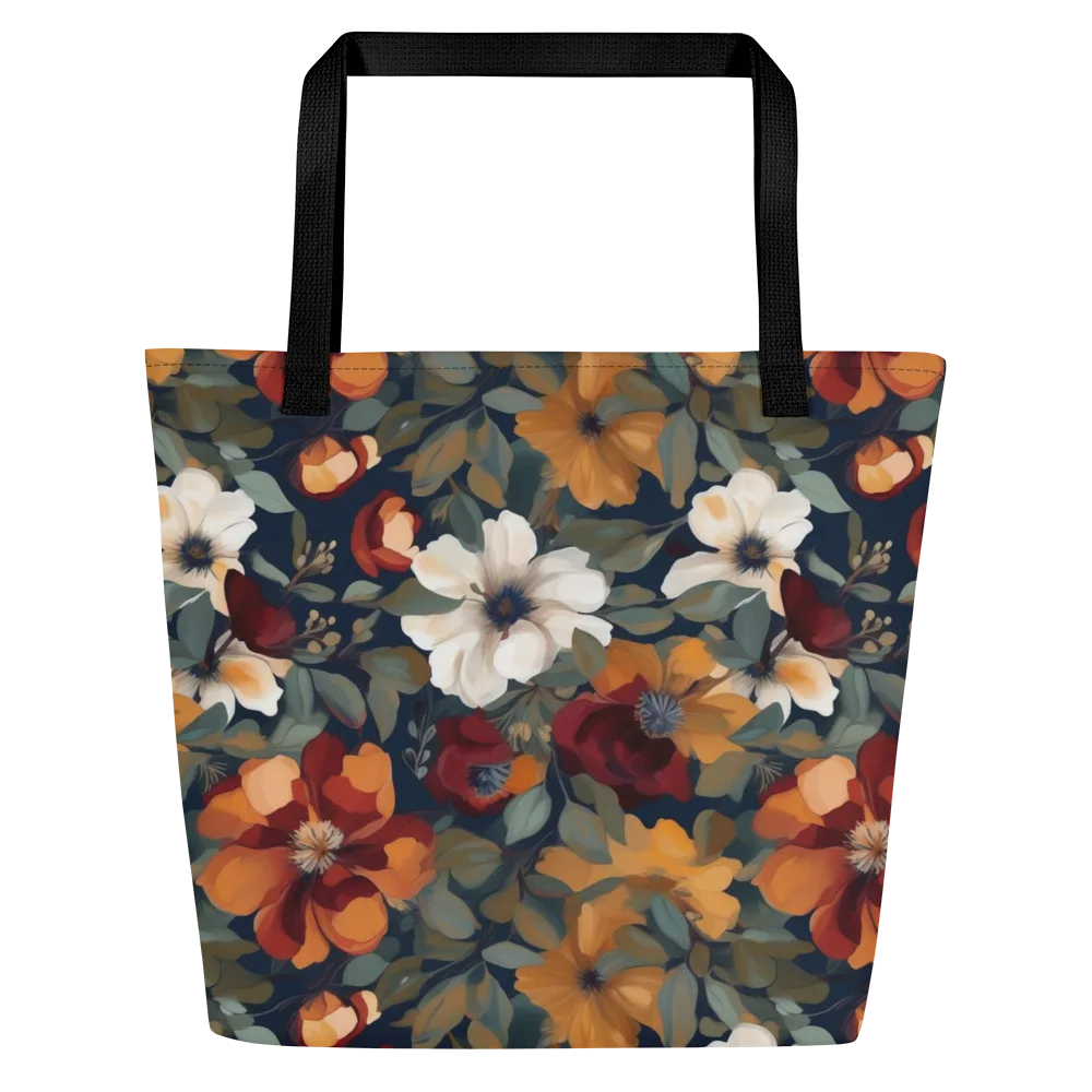 Autumn Velvet on Large Tote Bag W/ Pocket — Front