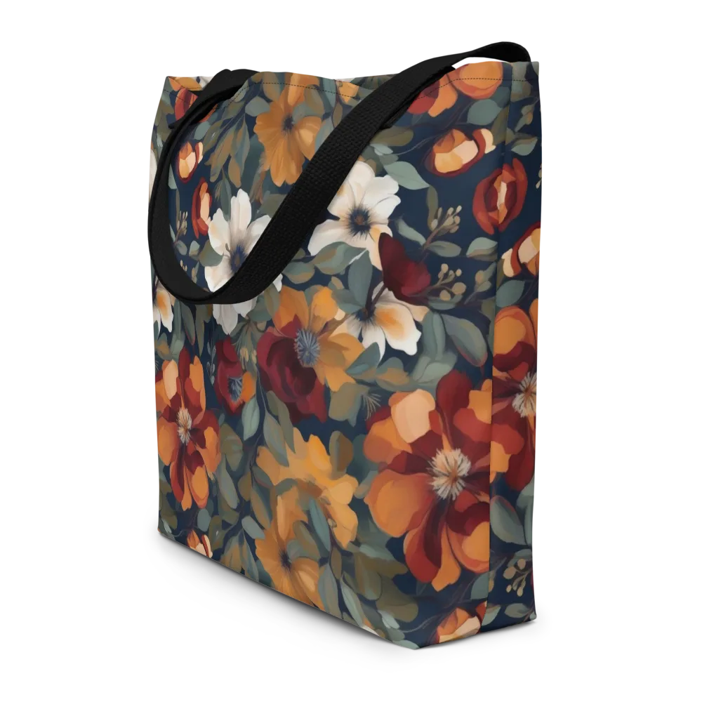 Autumn Velvet on Large Tote Bag W/ Pocket — Front