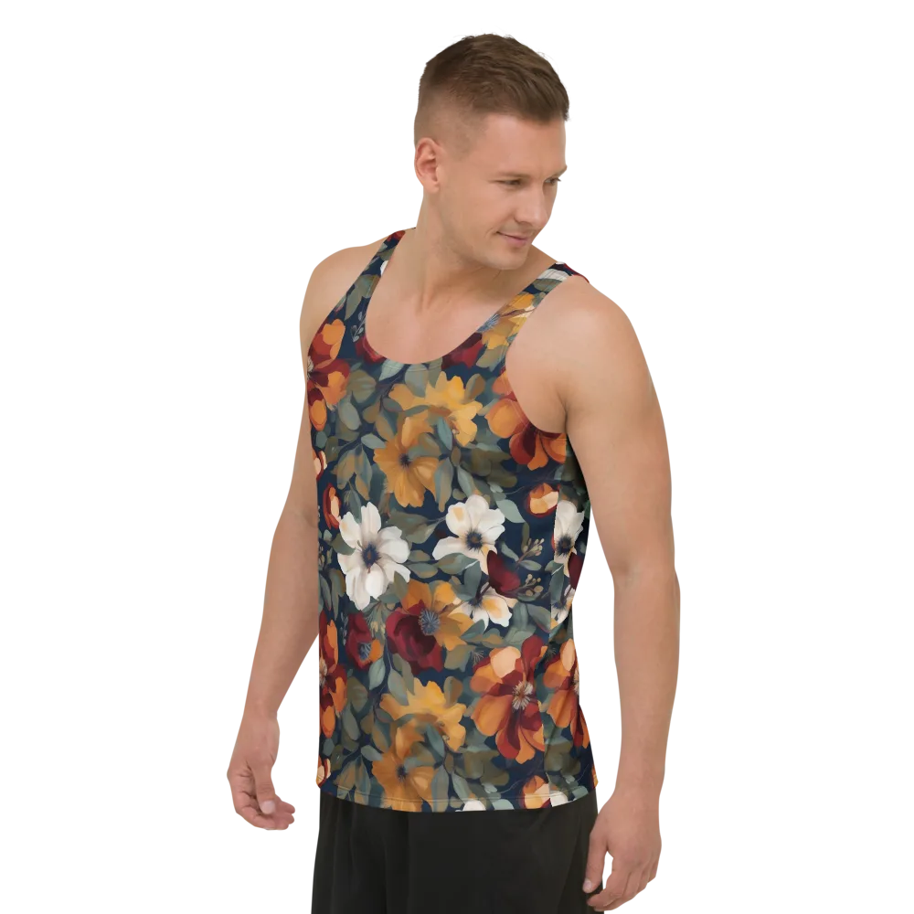 Autumn Velvet on Men's Tank Top — Left Front