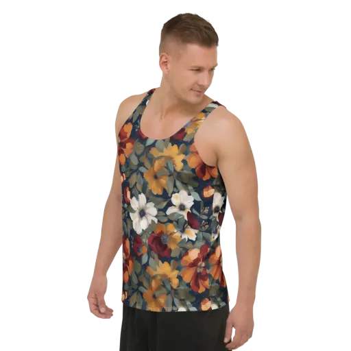 Autumn Velvet on a Men's Tank Top