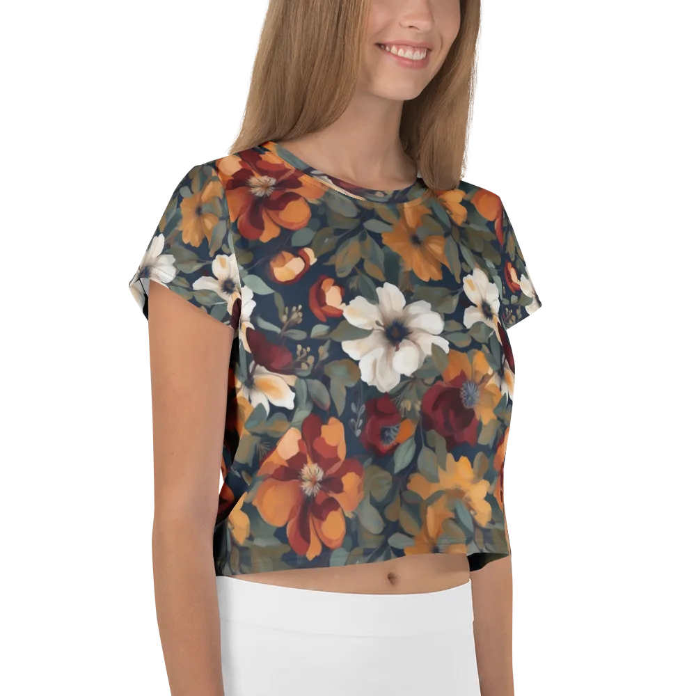 Autumn Velvet on Crop Tee — Right