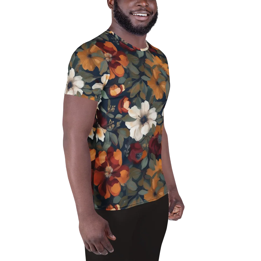 Autumn Velvet on Men's Athletic T-Shirt — Right