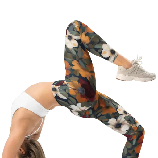 Autumn Velvet on a Leggings