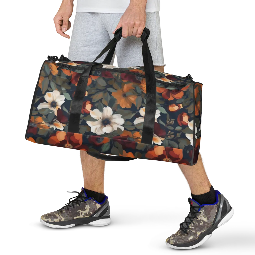Autumn Velvet on Duffle Bag — Front