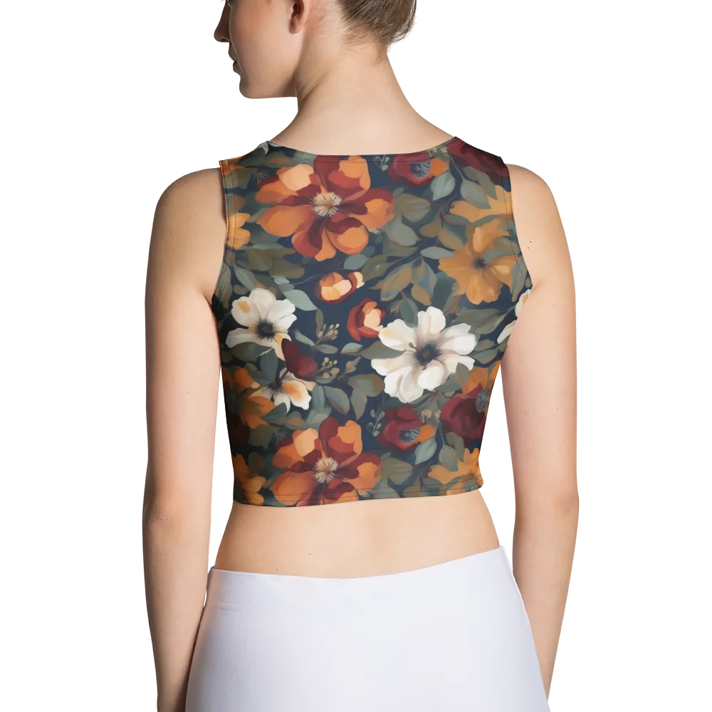 Autumn Velvet on Crop Top — Back