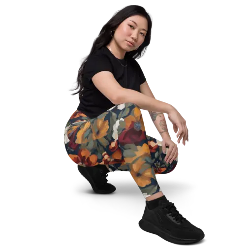 Autumn Velvet on a Leggings with Pockets