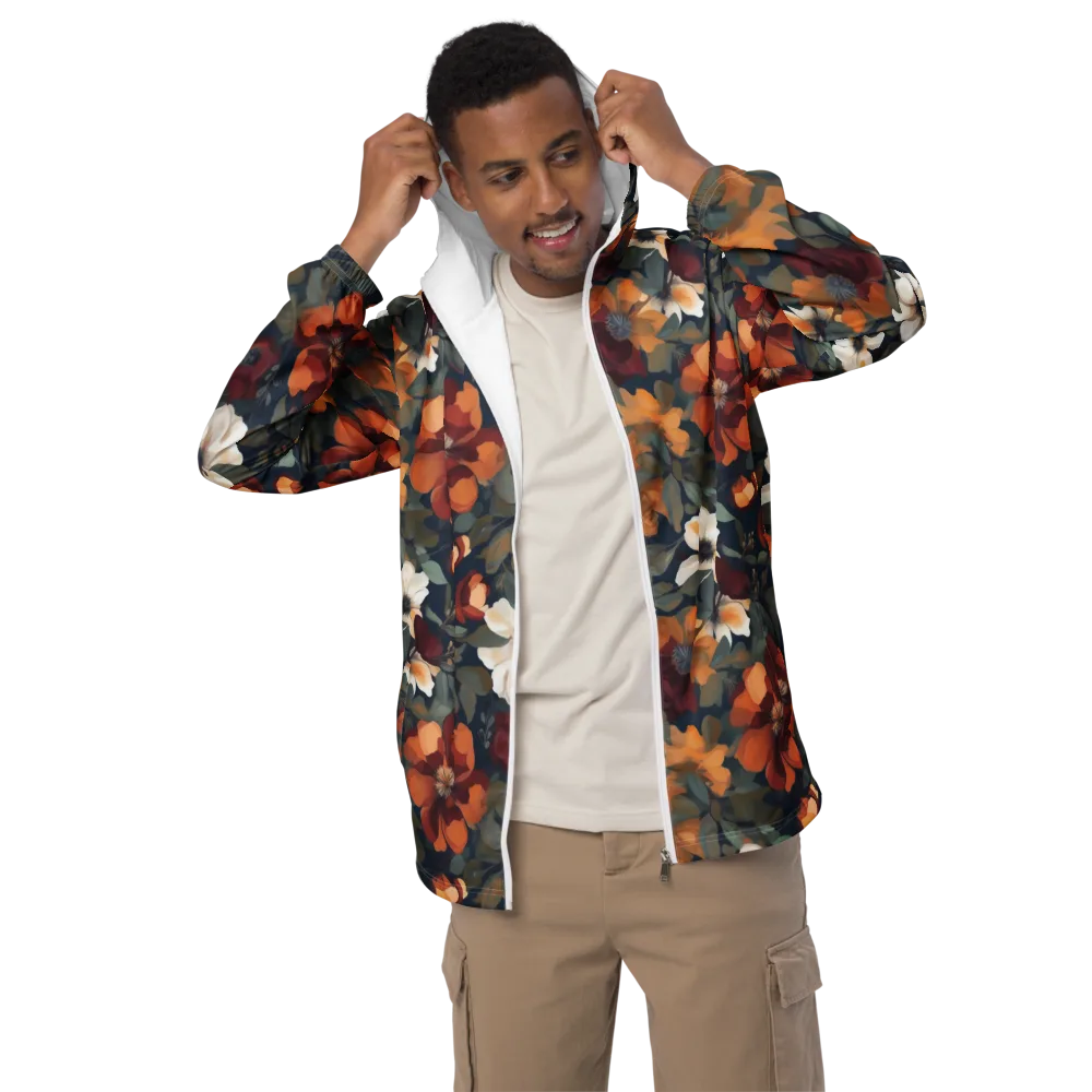 Autumn Velvet on Men's Windbreaker — Front