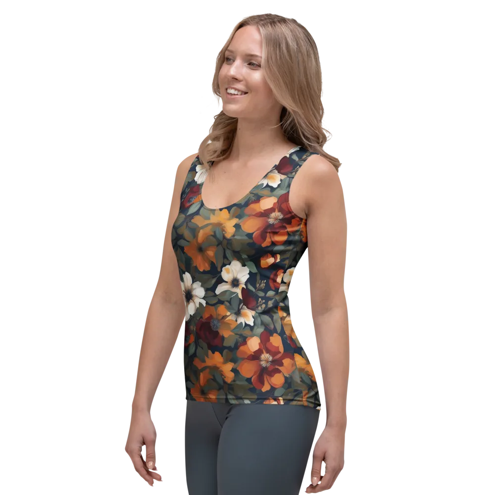 Autumn Velvet on Women's Tank Top — Left Front