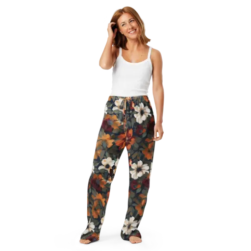 Autumn Velvet on a Women's Pajama Pants