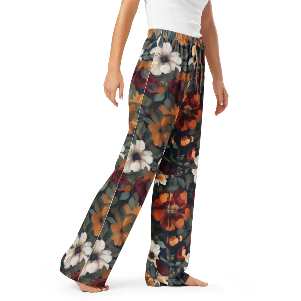 Autumn Velvet on Women's Pajama Pants — Right Front