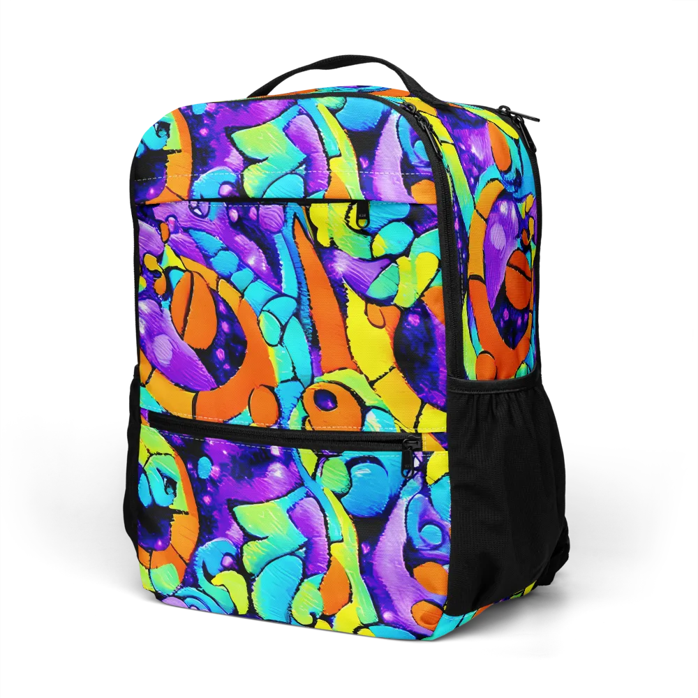 Vivid Collision on Utility Backpack — Left Front