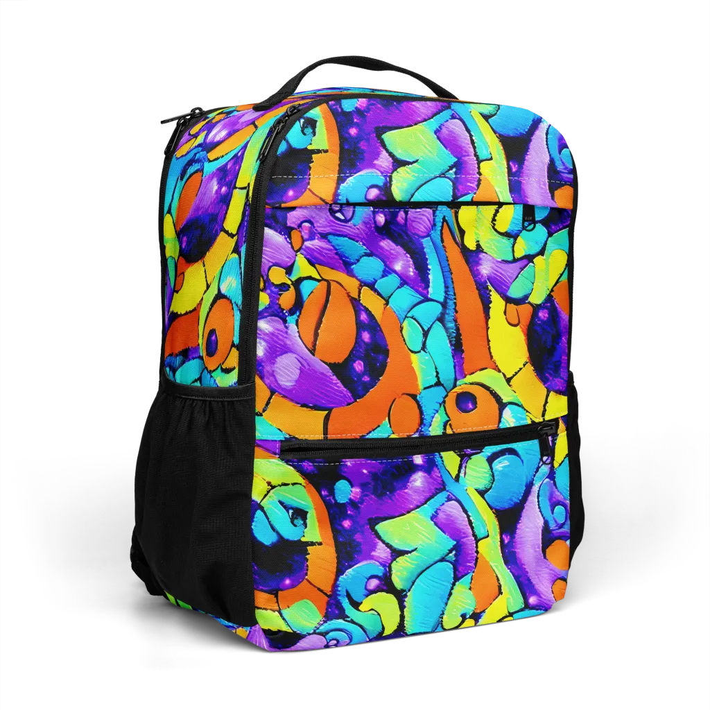 Vivid Collision on Utility Backpack — Right Front