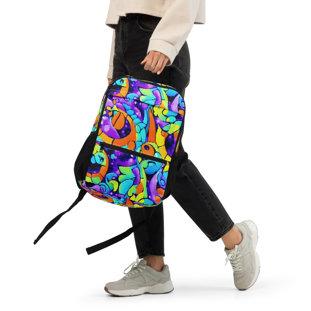 Vivid Collision on Utility Backpack — Front