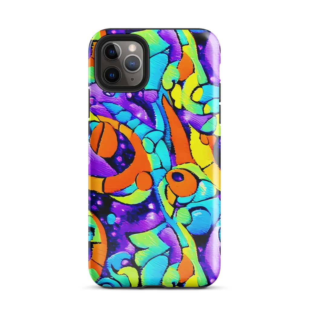 Vivid Collision on Tough Case for iPhone® — Front