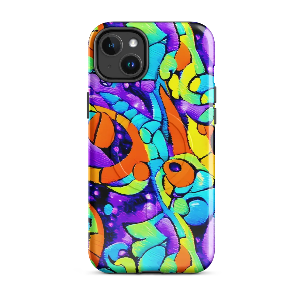 Vivid Collision on MagSafe Tough Case for iPhone® — Front