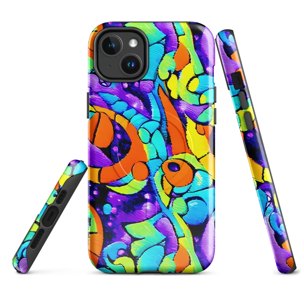 Vivid Collision on MagSafe Tough Case for iPhone® — Front