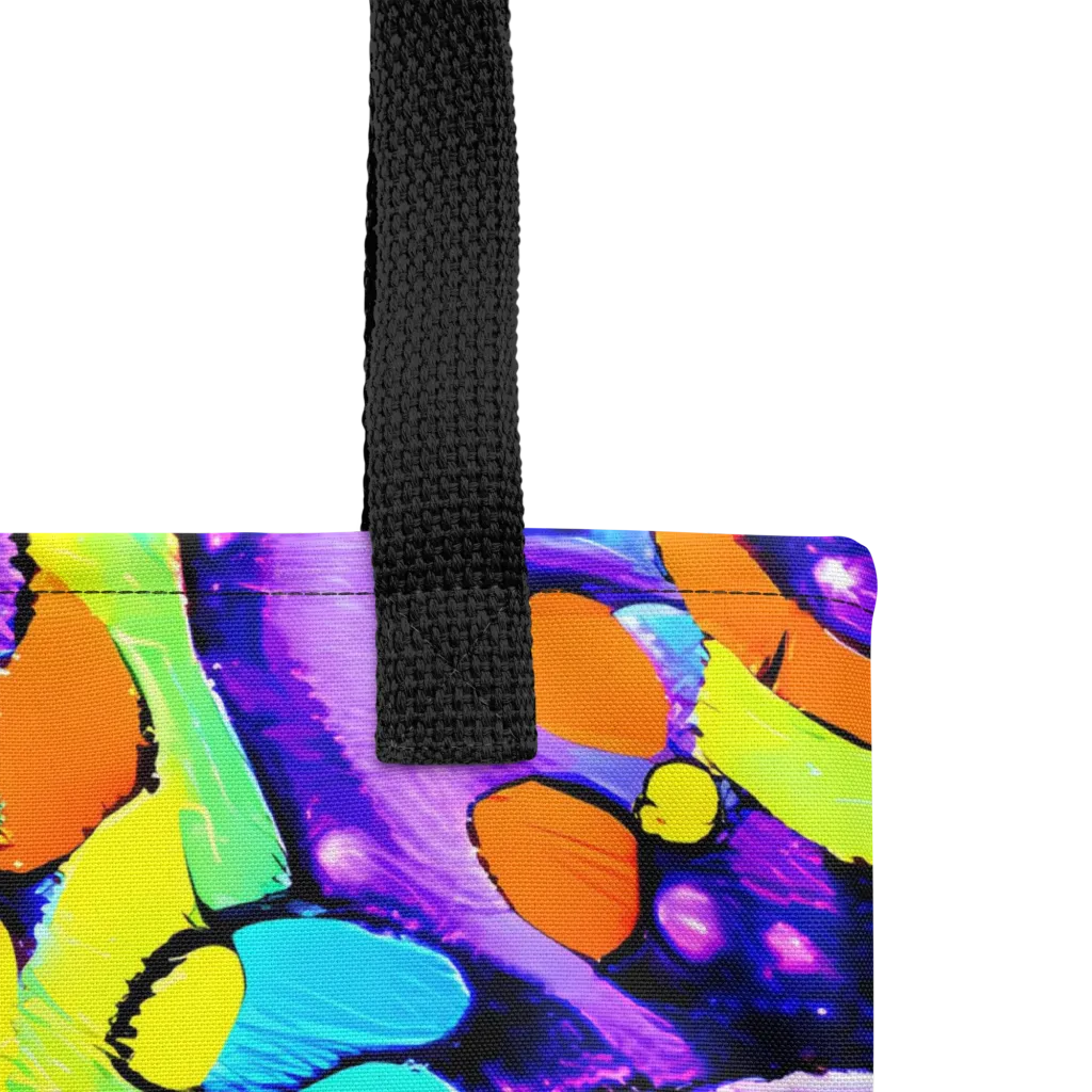 Vivid Collision on Tote Bag — Product details