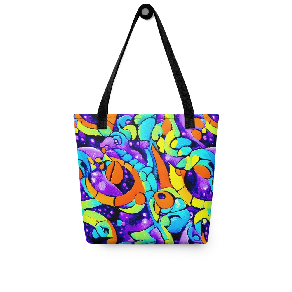 Vivid Collision on Tote Bag — Front