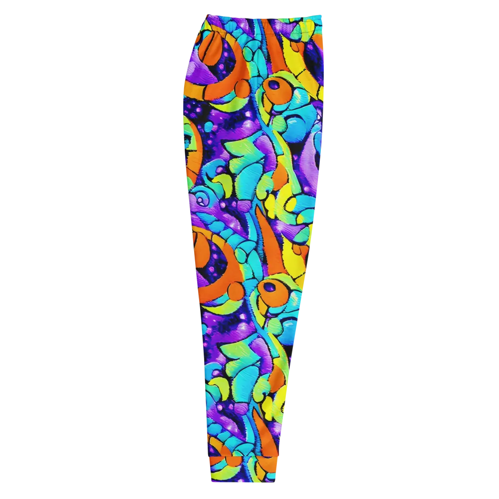 Vivid Collision on Men's Joggers — Right