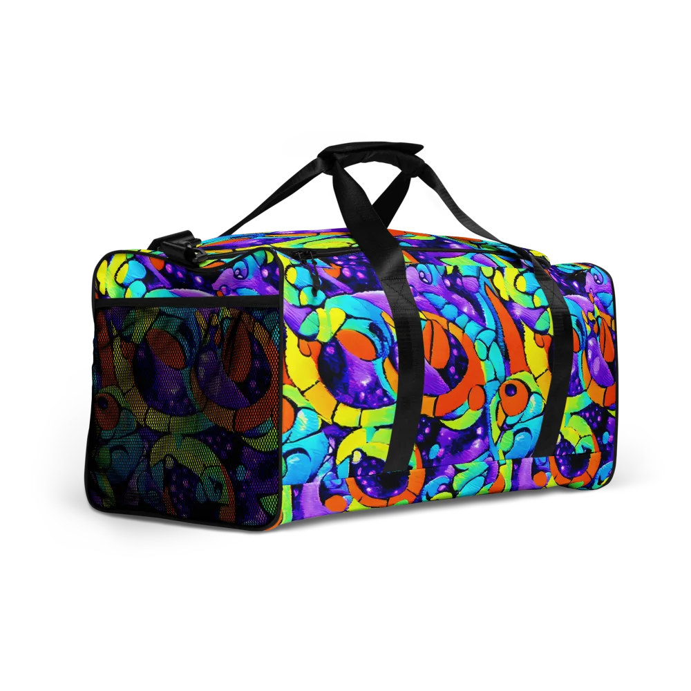 Vivid Collision on Duffle Bag — Right Front