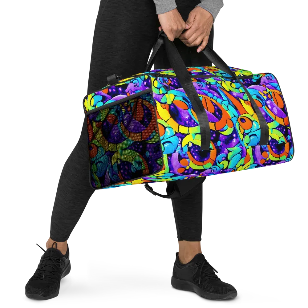 Vivid Collision on Duffle Bag — Right Front