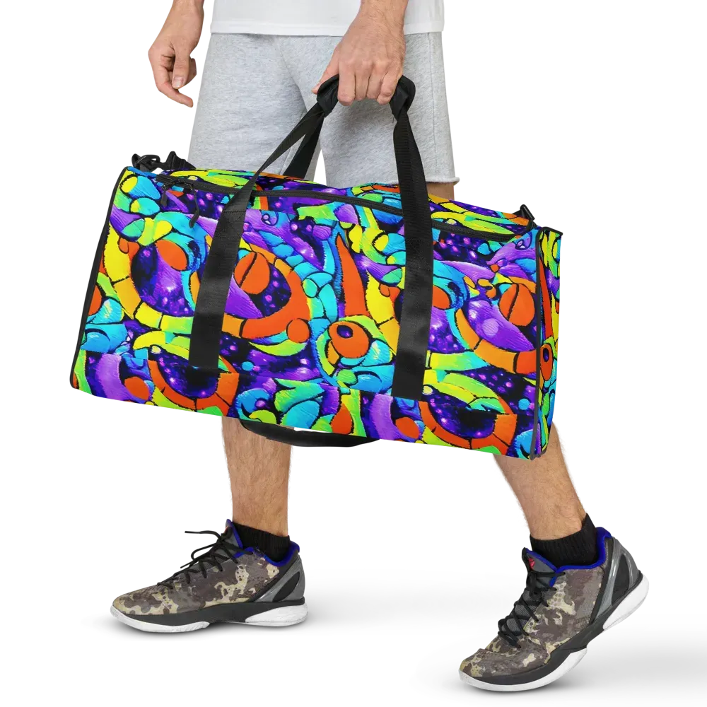 Vivid Collision on Duffle Bag — Front