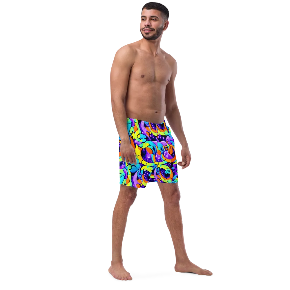Vivid Collision on Swim Trunks — Right Front