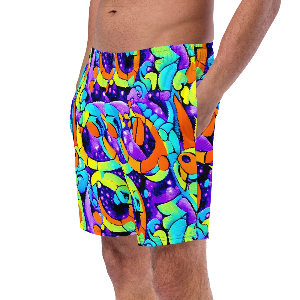 Vivid Collision on Swim Trunks — Left Front