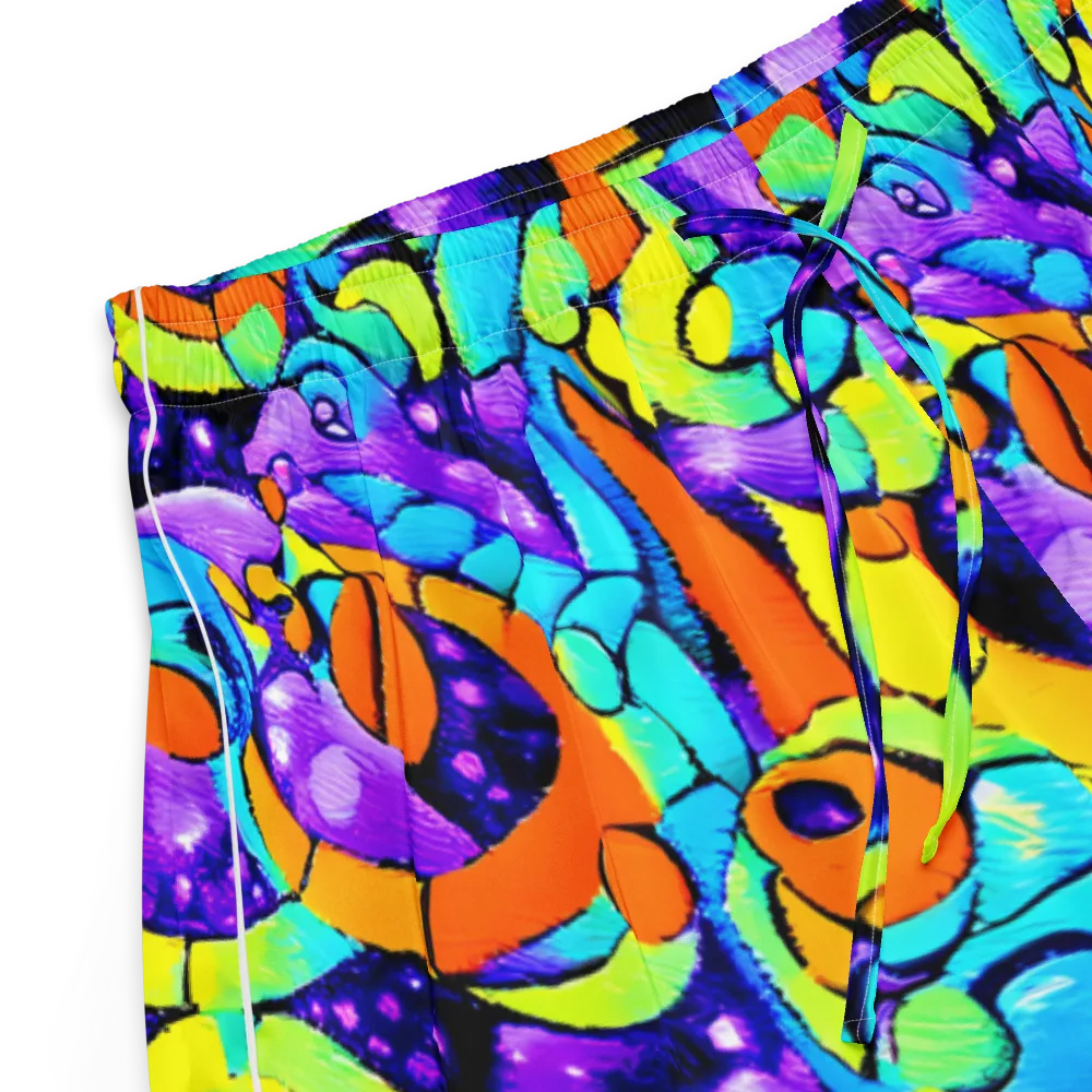 Vivid Collision on Women's Pajama Shorts — Product details