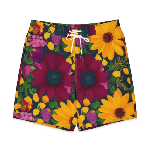 Solar Bouquet on a Men's Board Shorts