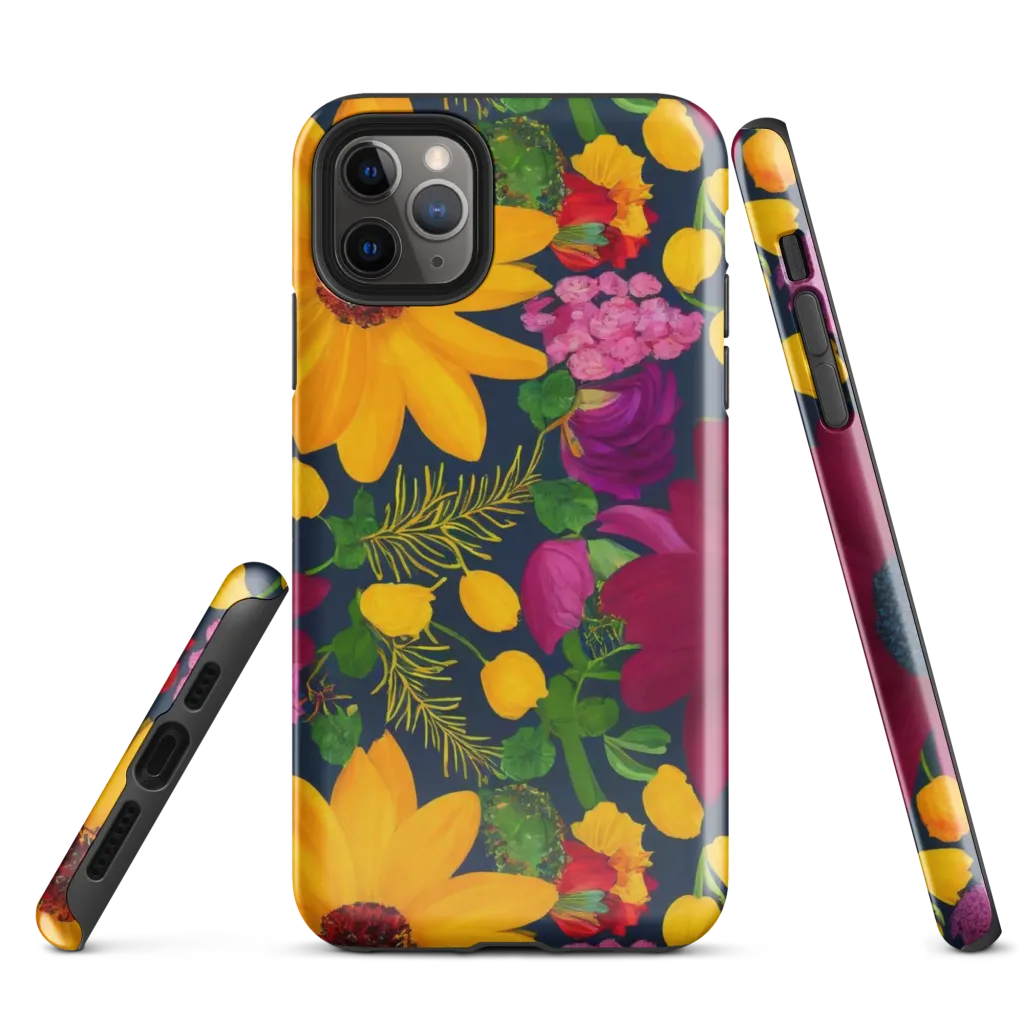 Solar Bouquet on Tough Case for iPhone® — Front