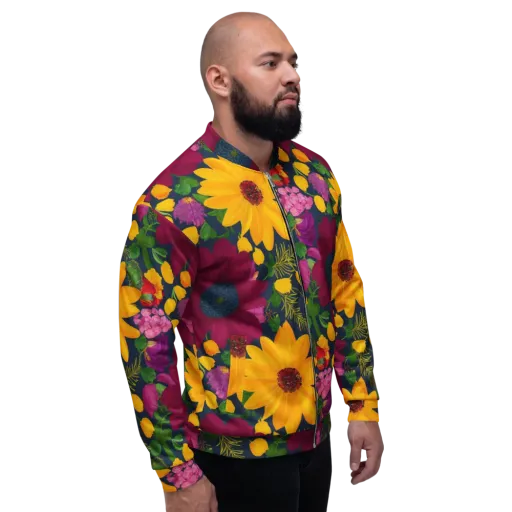 Solar Bouquet on a Bomber Jacket