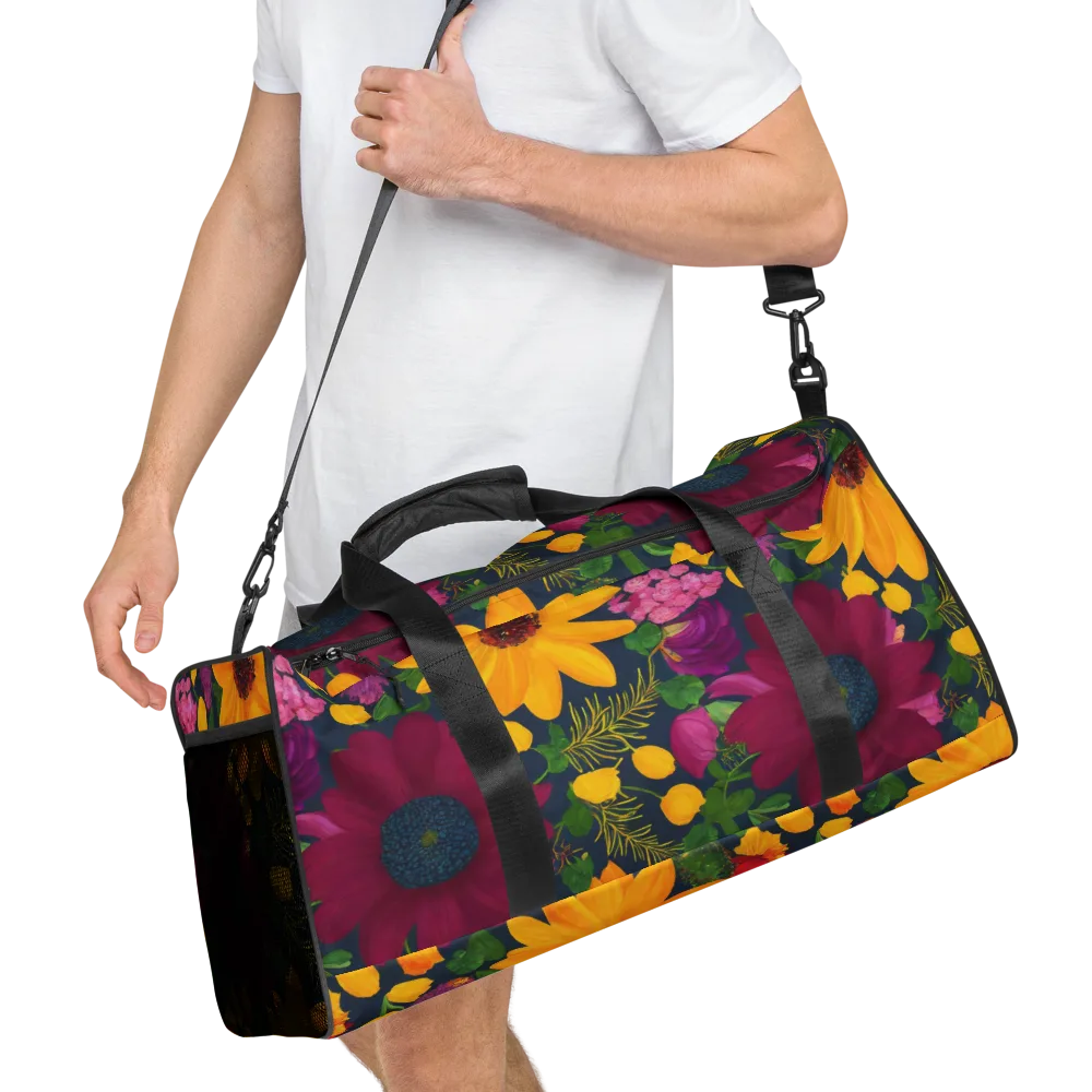 Solar Bouquet on Duffle Bag — Right Front