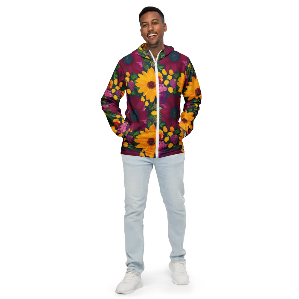 Solar Bouquet on Men's Windbreaker — Front