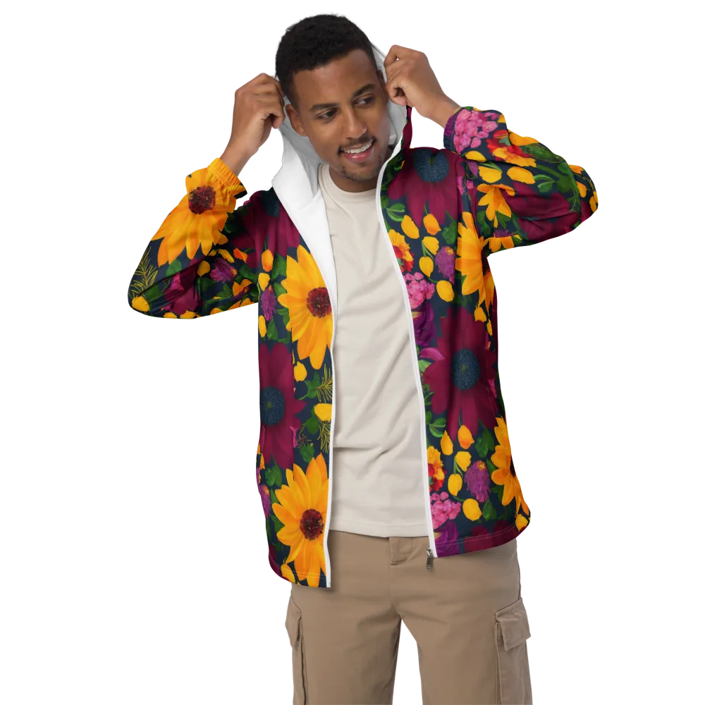 Solar Bouquet on Men's Windbreaker — Front
