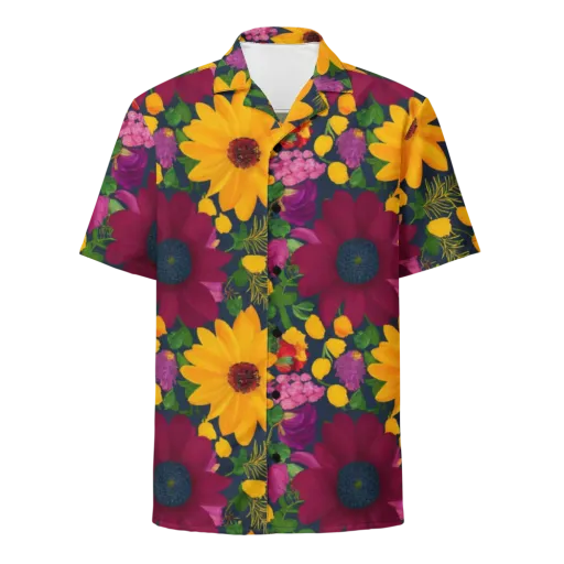 Solar Bouquet on a Button Shirt