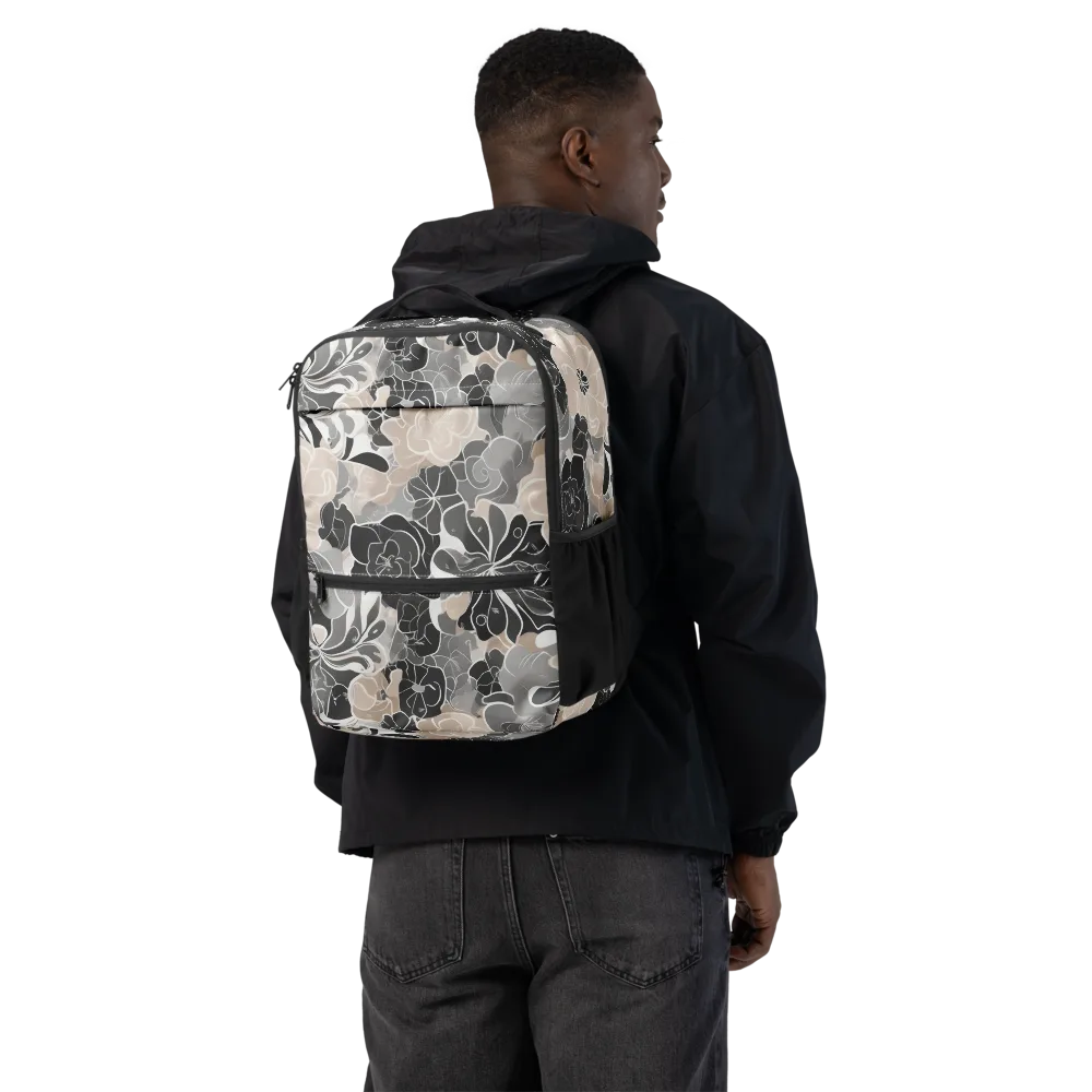 Chalk Bloom on Utility Backpack — Back