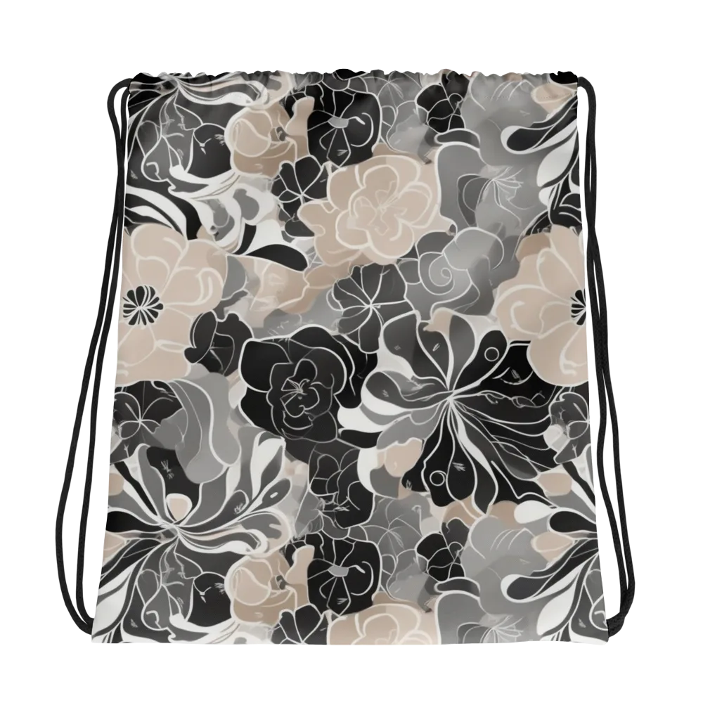 Chalk Bloom on Drawstring Bag — Photo
