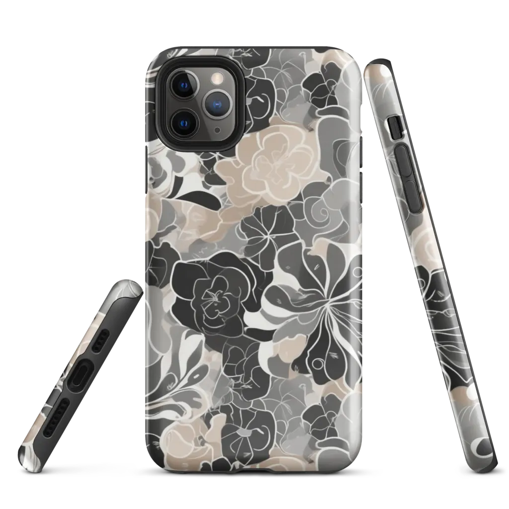 Chalk Bloom on Tough Case for iPhone® — Front