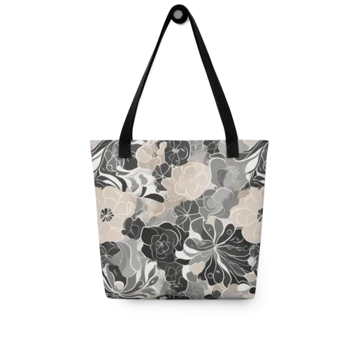 Chalk Bloom on a Tote Bag